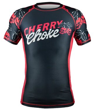 Pride or Die PRIDEorDiE Rash Guard Cherry Choke Black Red Pride or Die PRIDEorDiE Rash Guard Cherry Choke Black Red
