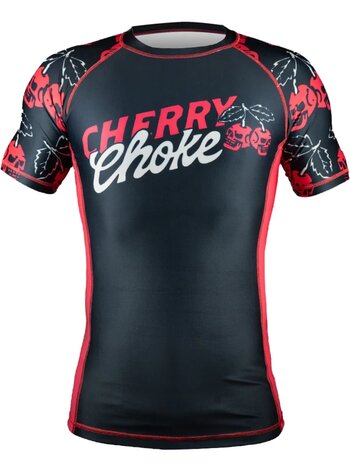 Pride or Die PRiDEorDiE Rash Guard Cherry Choke Black Red
