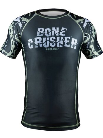 Pride or Die PRiDEorDiE Rash Guard Bone Crusher V.2 Black