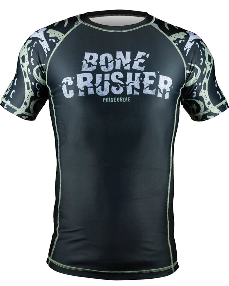 Pride or Die PRiDEorDiE Rash Guard Bone Crusher V.2 Black