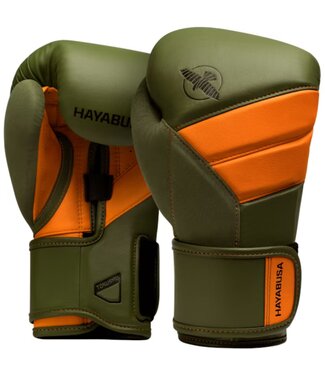 Hayabusa Hayabusa T3 Boxhandschuhe Armeegrün Orange | Boxen & Kickboxen