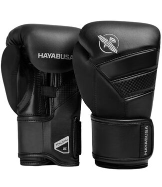 Hayabusa Hayabusa T3 Kinderboxhandschuhe Schwarz | Boxhandschuhe für Kinder 6 oz / 8 oz