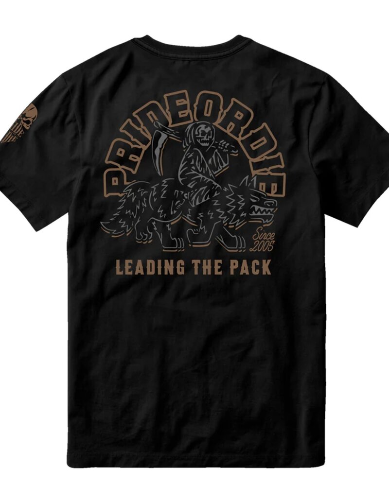 Pride or Die PRiDEorDiE LEADING THE PACK T-Shirt Black
