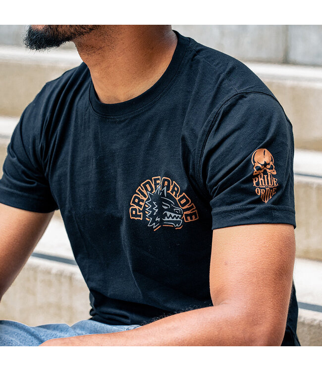 PRiDEorDiE LEADING THE PACK T-Shirt Schwarz