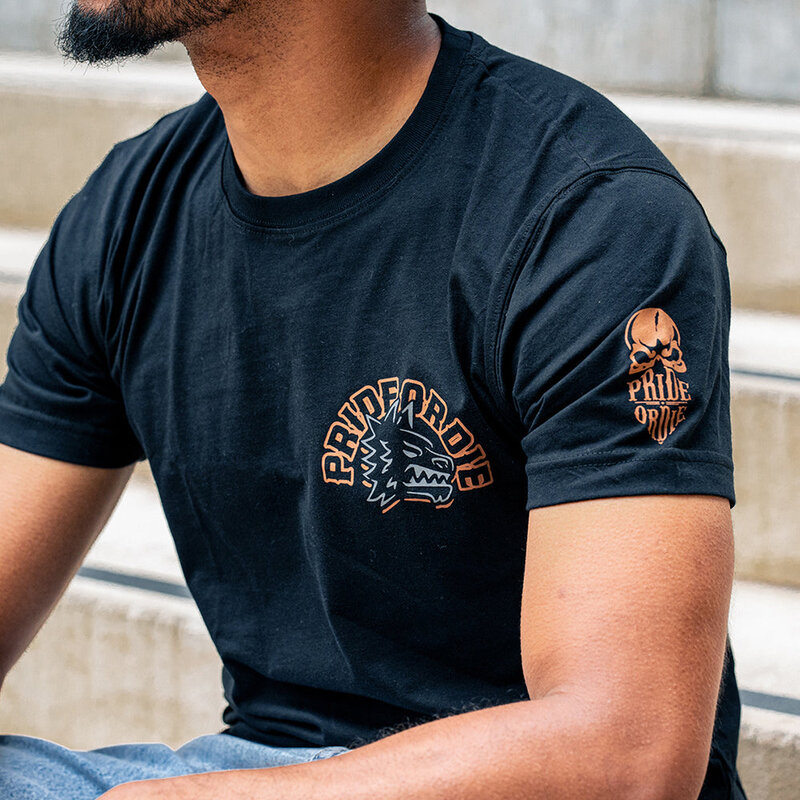 Pride or Die PRiDEorDiE LEADING THE PACK T-Shirt Black