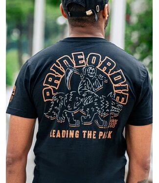 PRiDEorDiE PRiDEorDiE LEADING THE PACK T-Shirt Schwarz