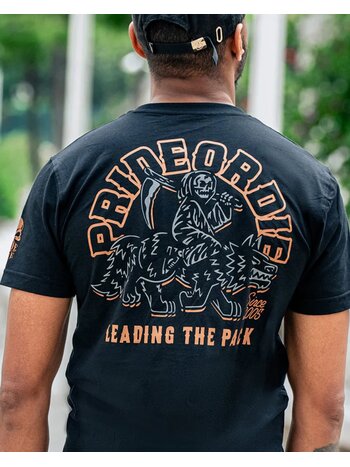 Pride or Die PRiDEorDiE LEADING THE PACK T-Shirt Schwarz