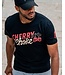 PRiDEorDiE CHERRY CHOKE T-shirt Zwart Rood