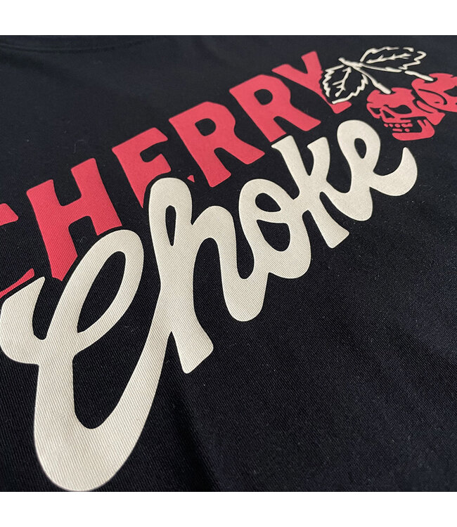 PRiDEorDiE CHERRY CHOKE T-Shirt Schwarz Rot