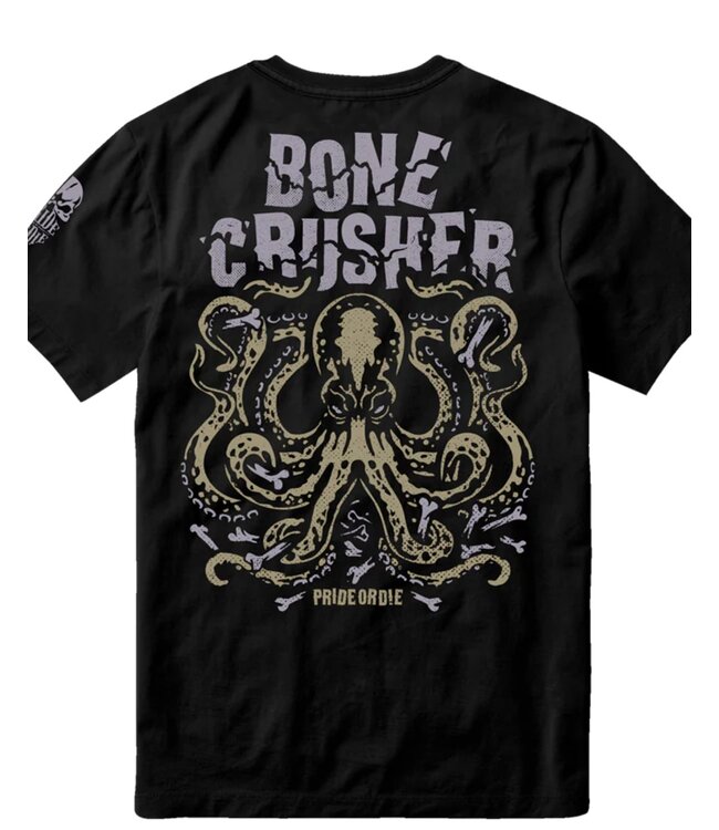 PRiDEorDiE BONE CRUSHER V.2 T-Shirt Black