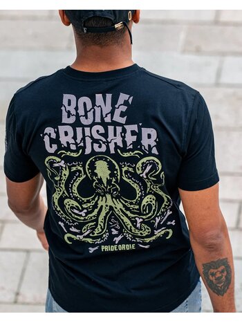 Pride or Die PRiDEorDiE BONE CRUSHER V.2 T-Shirt Schwarz