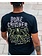 Pride or Die PRiDEorDiE BONE CRUSHER V.2 T-shirt Zwart