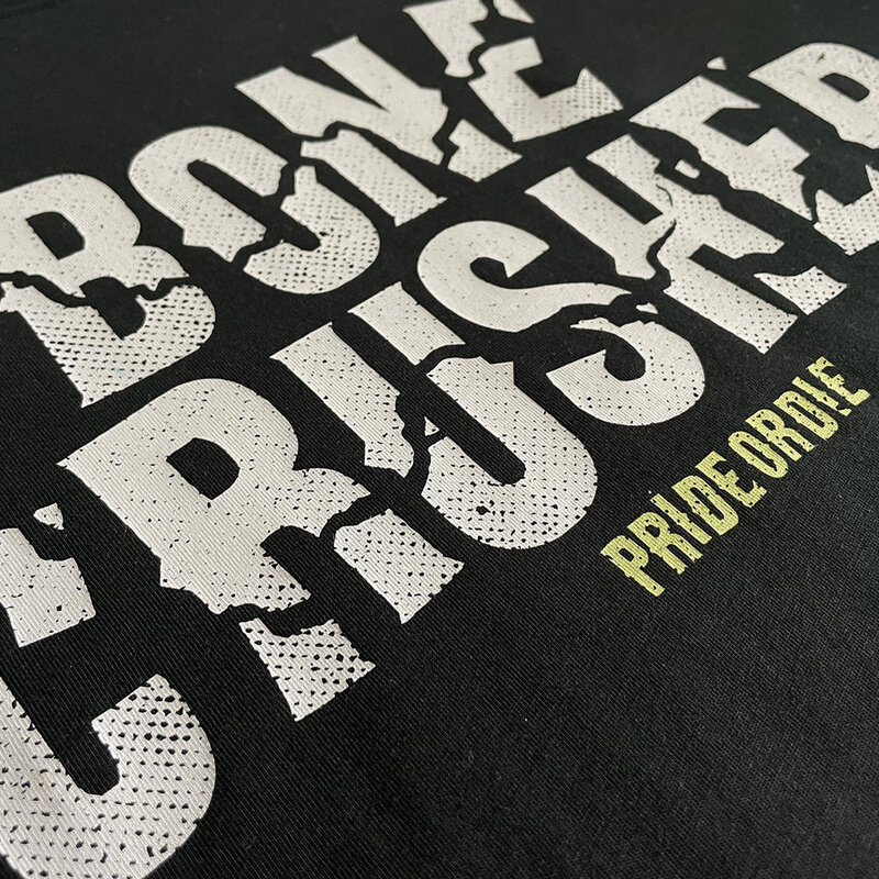 Pride or Die PRiDEorDiE BONE CRUSHER V.2 T-Shirt Schwarz