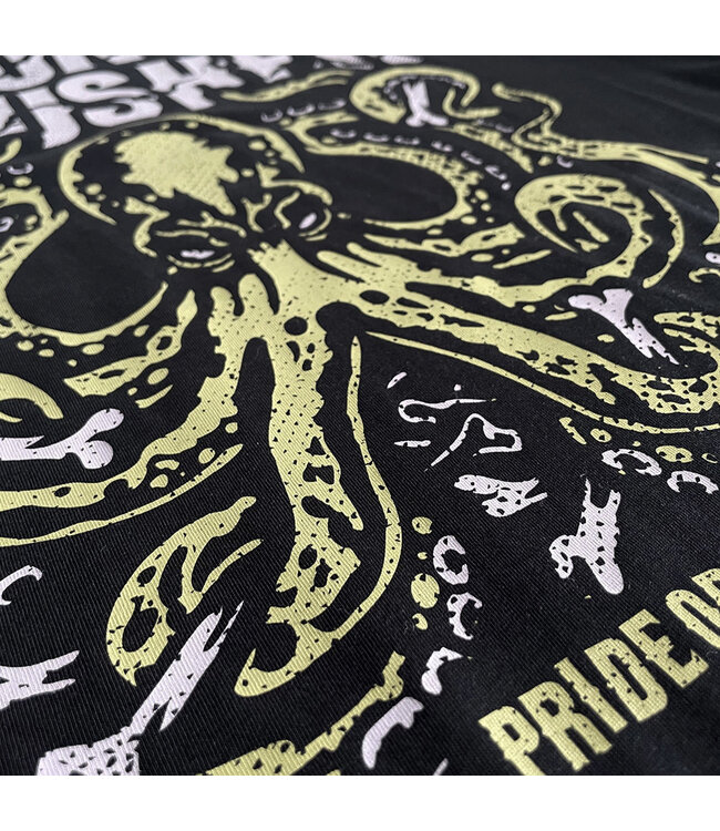 PRiDEorDiE BONE CRUSHER V.2 T-shirt Zwart