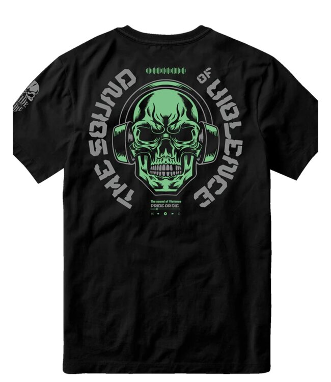 PRiDEorDiE SOUND OF VIOLENCE T-Shirt Black