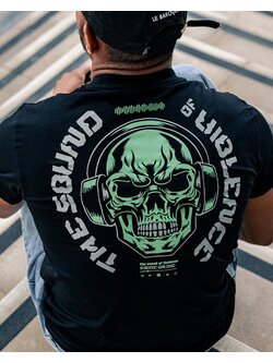 Pride or Die PRiDEorDiE SOUND OF VIOLENCE T-Shirt Black