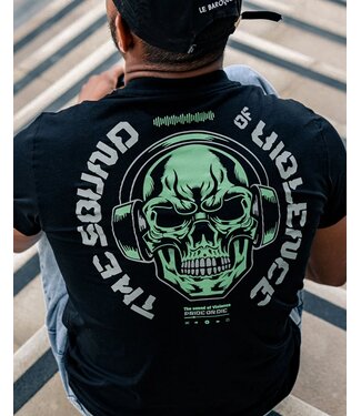 Pride or Die PRiDEorDiE SOUND OF VIOLENCE T-shirt Zwart