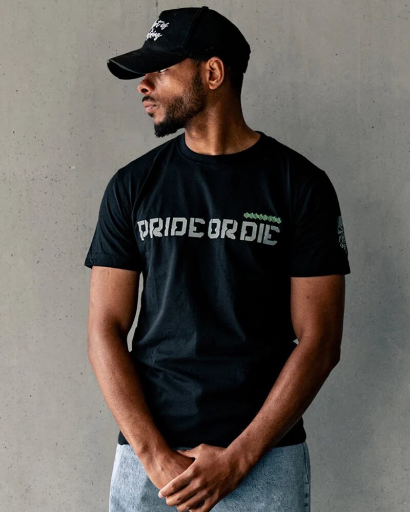 Pride or Die PRiDEorDiE SOUND OF VIOLENCE T-shirt Zwart