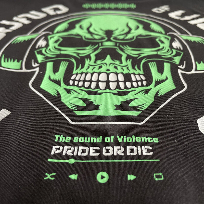 Pride or Die PRiDEorDiE SOUND OF VIOLENCE T-Shirt Black