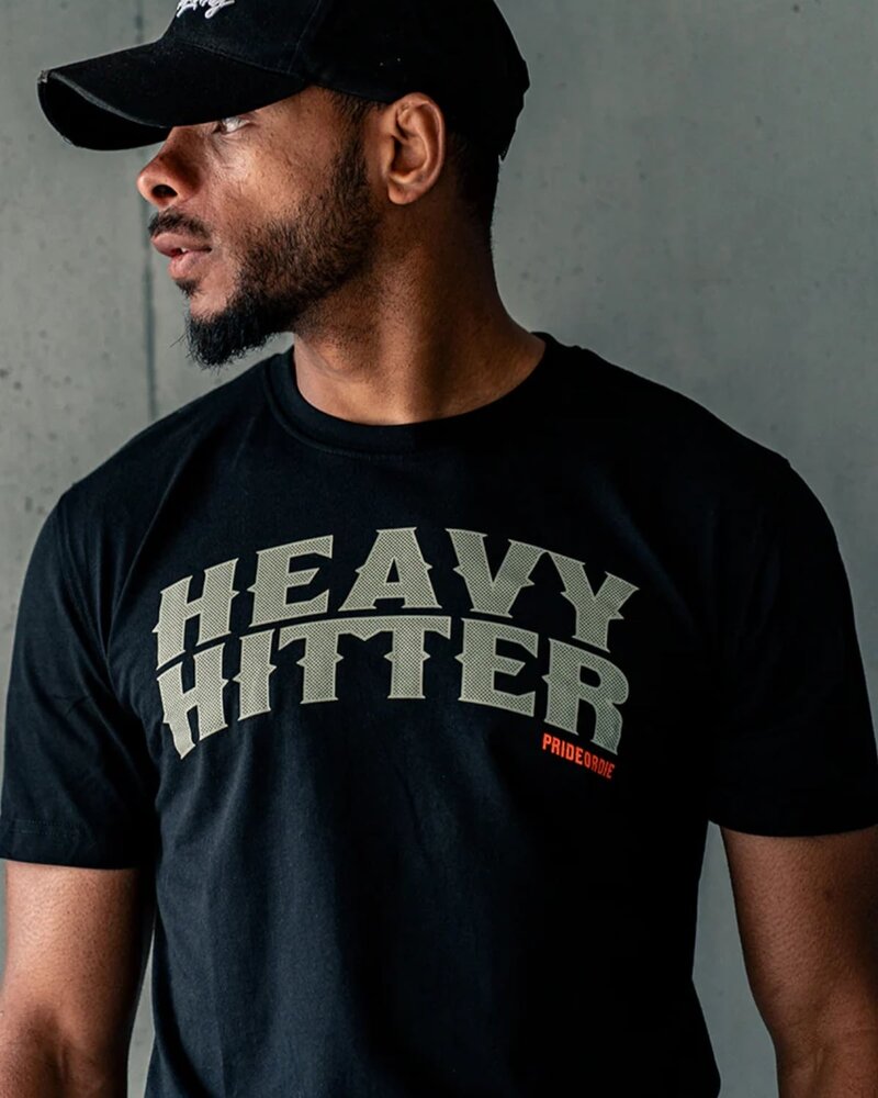 Pride or Die PRiDEorDiE HEAVY HITTER T-shirt Zwart