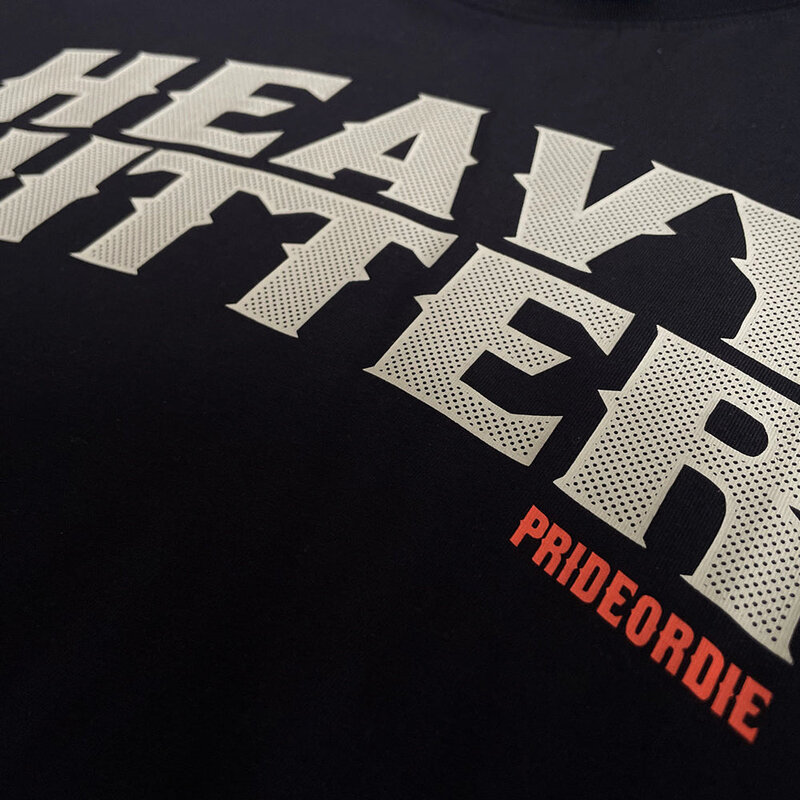 Pride or Die PRiDEorDiE HEAVY HITTER T-shirt Zwart