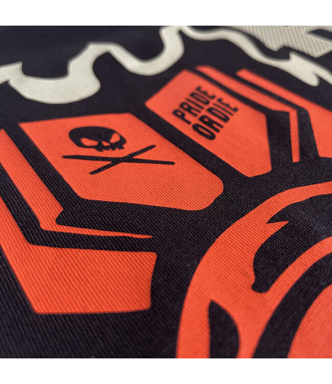 PRiDEorDiE HEAVY HITTER T-Shirt Schwarz