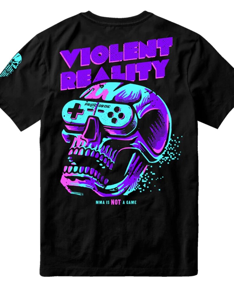 Pride or Die PRiDEorDiE VIOLENT REALITY T-Shirt Black