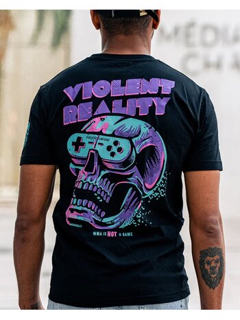 Pride or Die PRIDEorDiE VIOLENT REALITY T-shirt Zwart