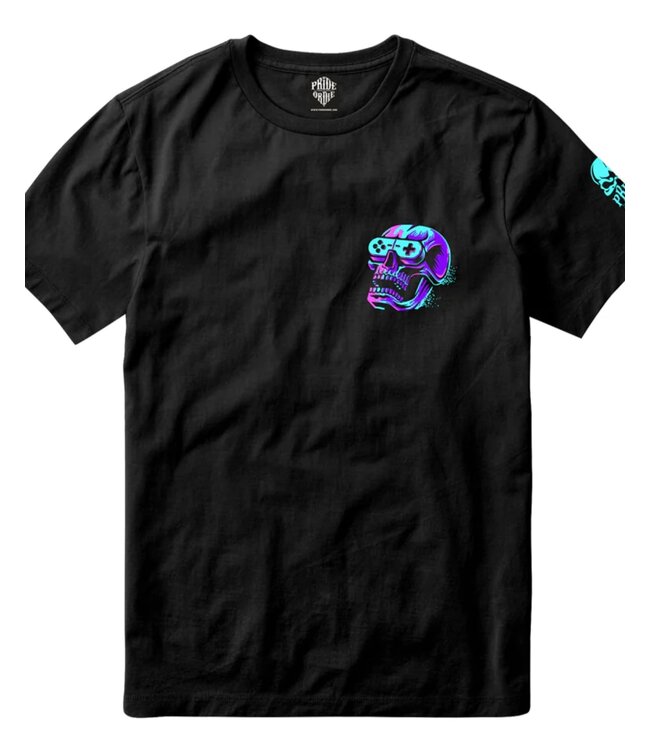 PRIDEorDiE VIOLENT REALITY T-shirt Zwart