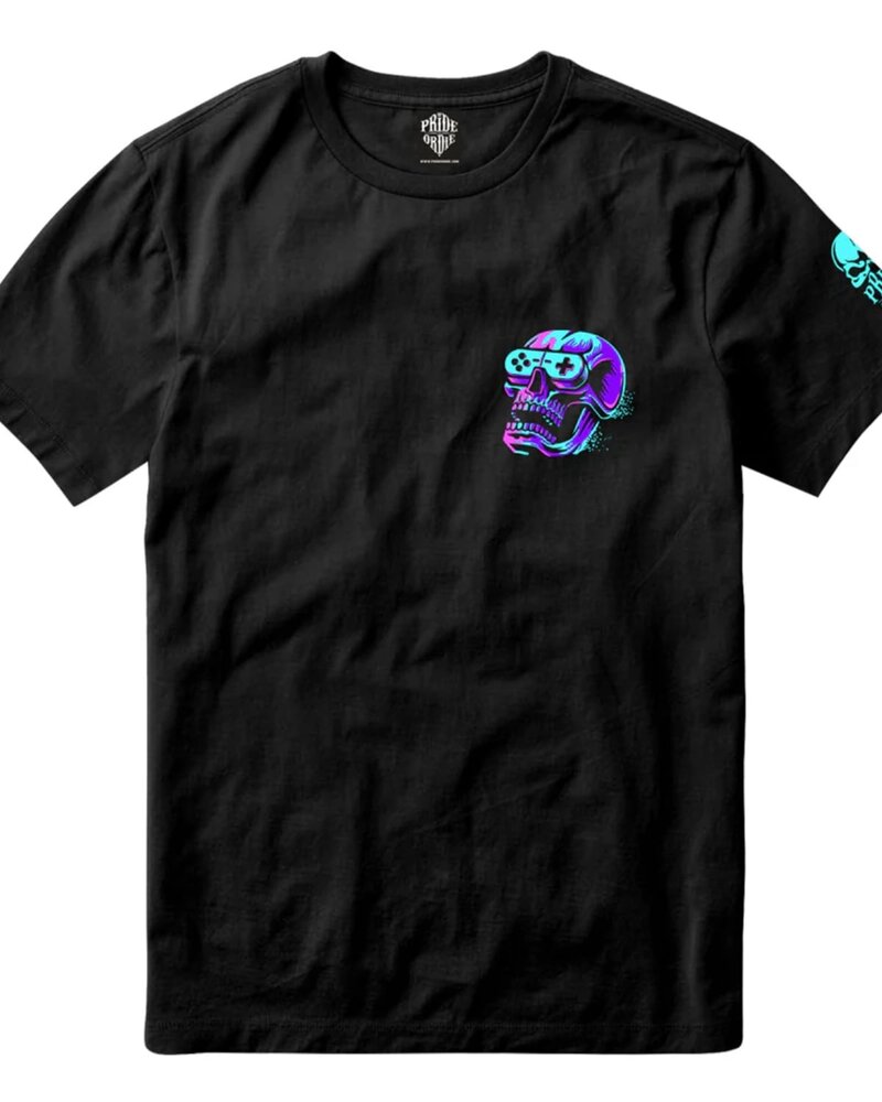Pride or Die PRIDEorDiE VIOLENT REALITY T-shirt Zwart