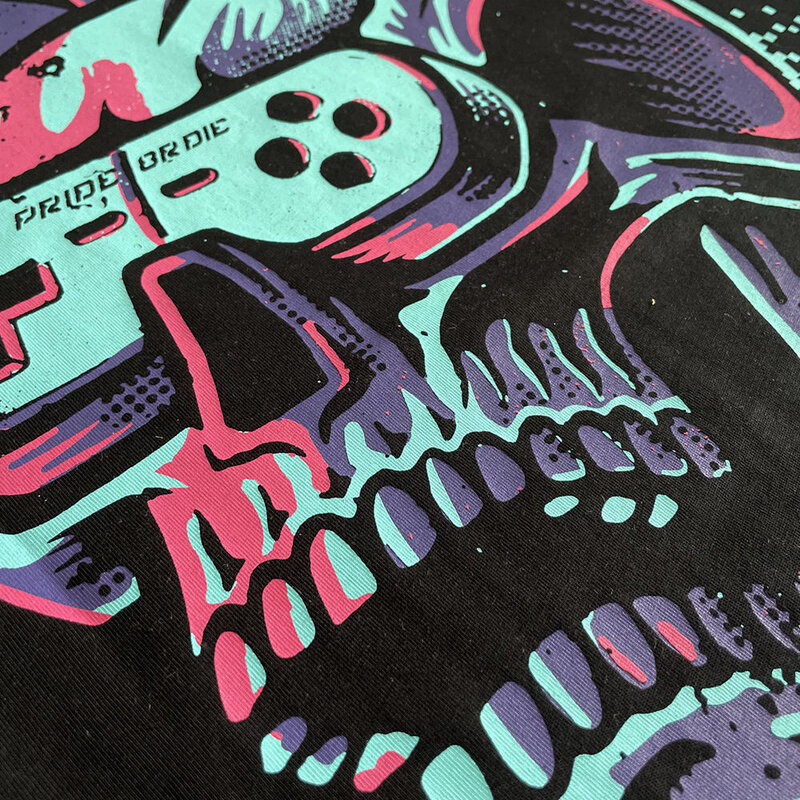 Pride or Die PRIDEorDiE VIOLENT REALITY T-shirt Zwart