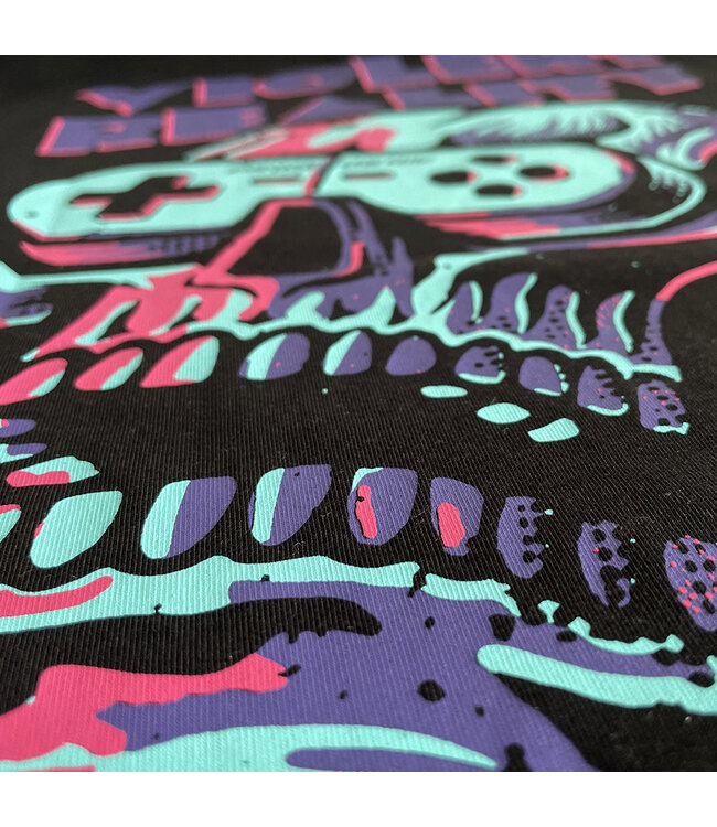 PRIDEorDiE VIOLENT REALITY T-shirt Zwart