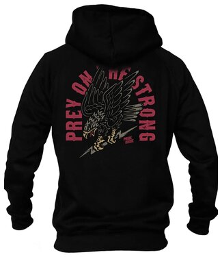 Pride or Die PRiDEorDiE PREY ON THE STRONG Kapuzenpullover Schwarz