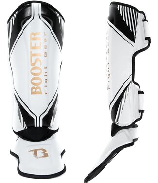 Booster Booster Schienbeinschoner Bangkok Series 2 Weiß Schwarz Gold