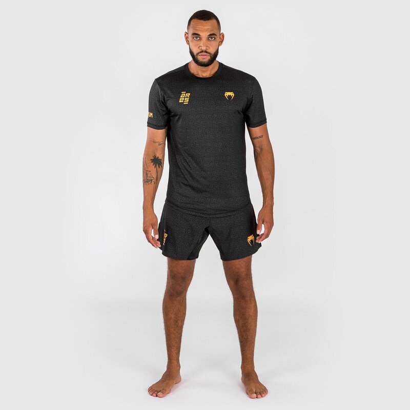 Venum Venum x Ares 2.0 Dry Tech T-shirt Zwart Goud