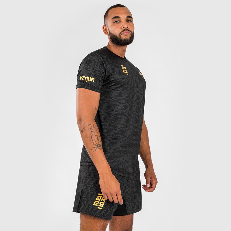Venum Venum x Ares 2.0 Dry Tech T-shirt Zwart Goud