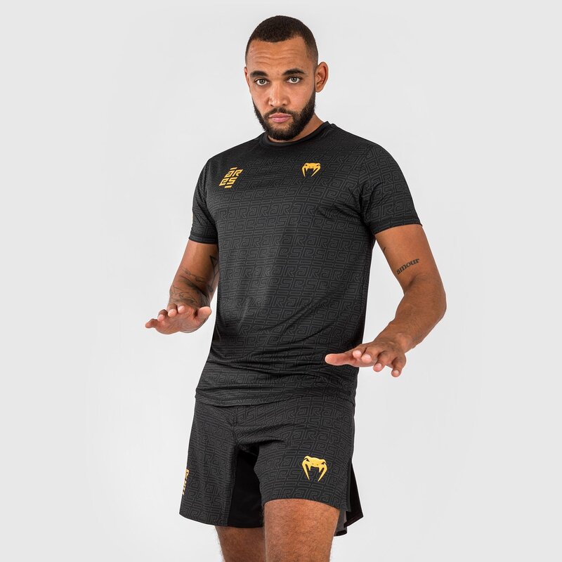 Venum Venum x Ares 2.0 Dry Tech T-shirt Zwart Goud