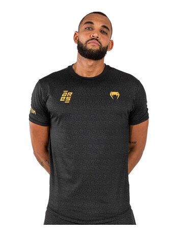 Venum Venum x Ares 2.0 Dry Tech T-shirt Zwart Goud