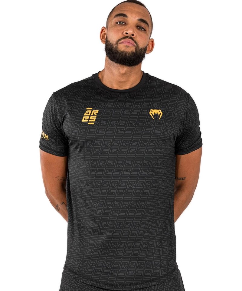 Venum Venum x Ares 2.0 Dry Tech T-shirt Zwart Goud