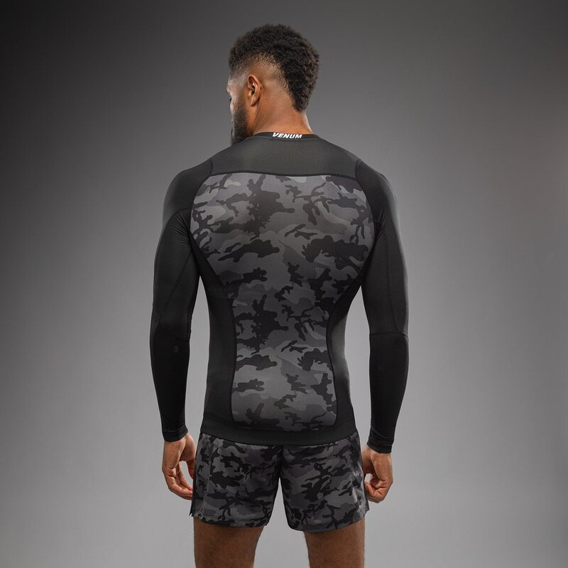 Venum Venum x Polaris L/S Rash Guards Camo Zwart Storm Grijs