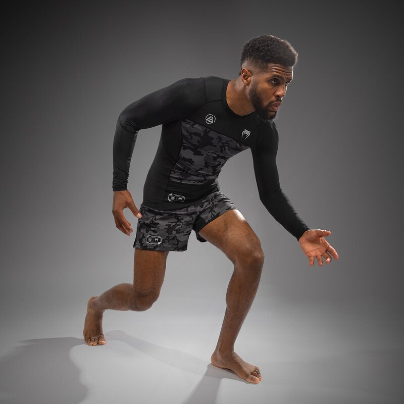 Venum Venum x Polaris L/S Rash Guards Camo Zwart Storm Grijs