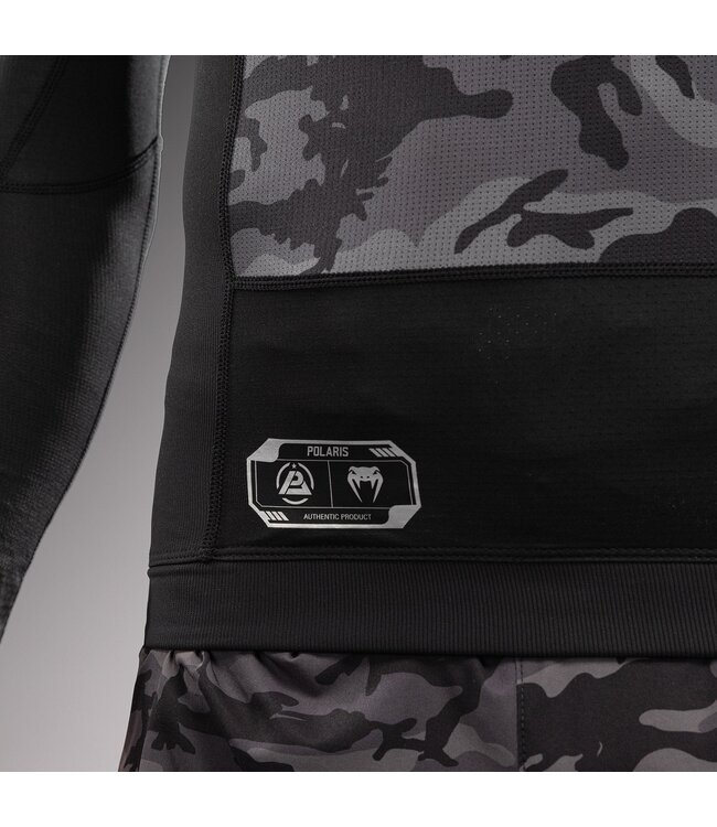 Venum x Polaris L/S Rash Guards Camo Black Storm Grey