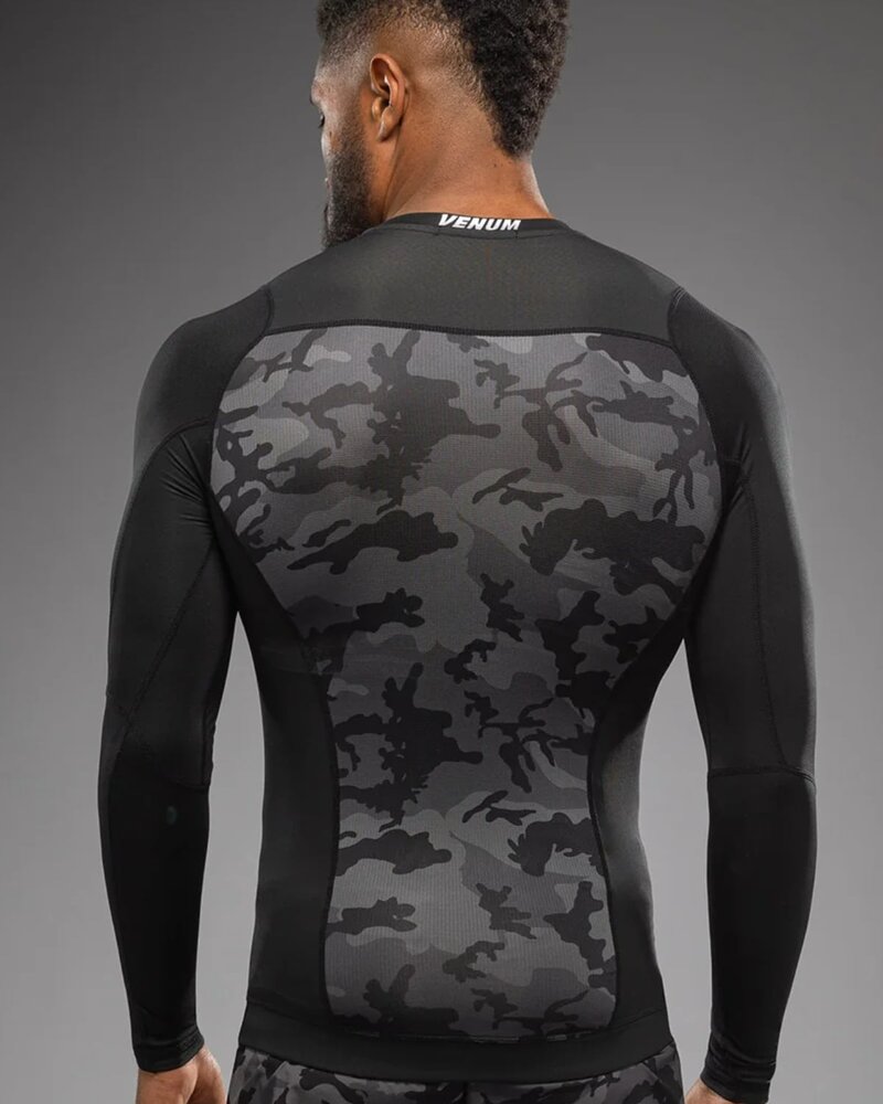 Venum Venum x Polaris L/S Rash Guards Camo Zwart Storm Grijs