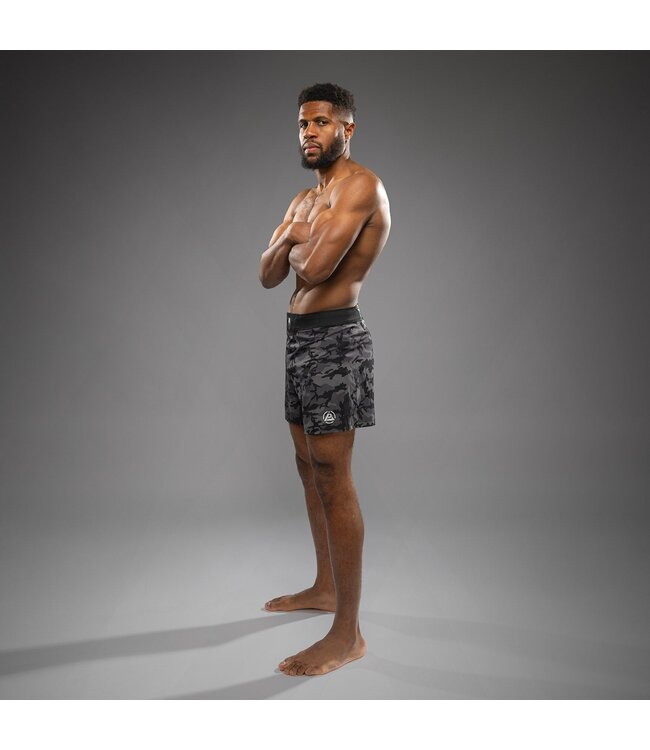 VENUM X Polaris Fightshorts Zwart Camo Stormgrijs