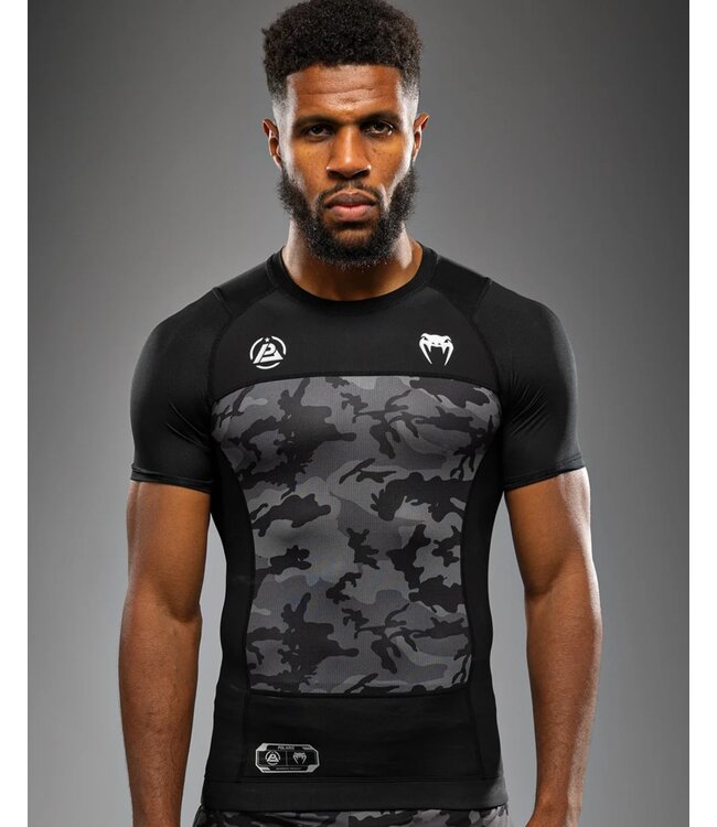 Venum x Polaris Rash Guards Camo Black Storm Grey