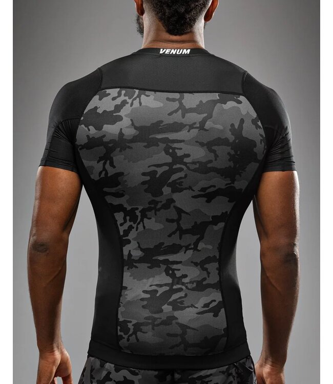Venum x Polaris Rash Guards Camo Schwarz Sturmgrau