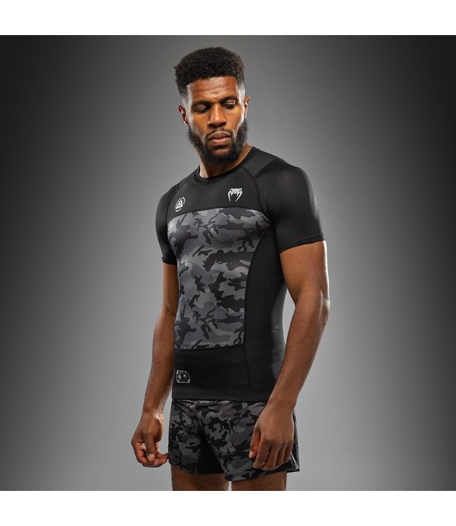 Venum x Polaris Rash Guards Camo Zwart Storm Grijs