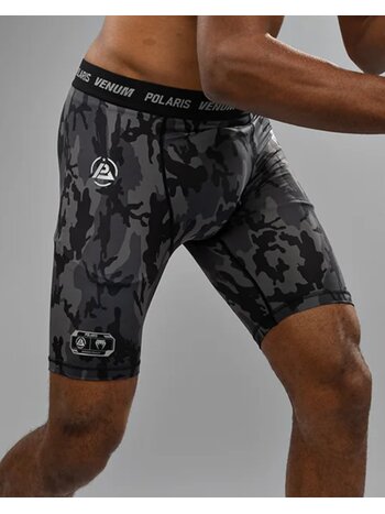 Venum Venum x Polaris Vale Tudo short Zwart Camo Stormgrijs