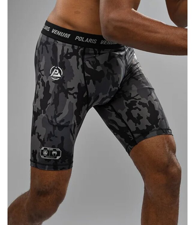 Venum x Polaris Vale Tudo Shorts Black Camo Storm Grey