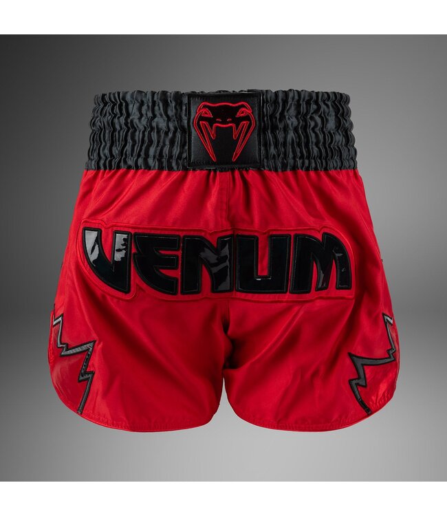 Venum Inferno Muay Thai Shorts Rood Antraciet Grijs Zwart